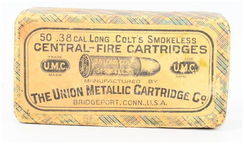 Union Metallic Ammo Co. .38 Long Colt Smokeless Central-Fire Ammo 50 Rounds
