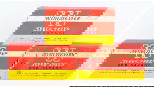 3 Boxes of Win Super Speed .300 Savage Ammo 60 Rounds