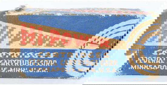 Vintage Federal Ammo Corp. HI-POWER .22 Long Rifle Rim Fire Ammo 350 Rounds