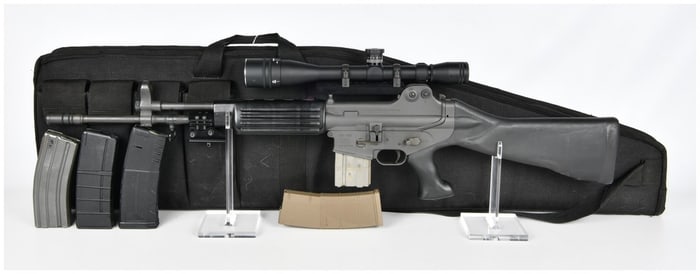 Daewoo DR-200 Semi-Automatic Rifle .223 CAL Comes with 5 Mags and Tasco Scope