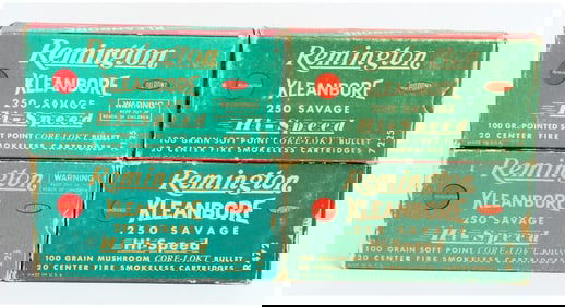 80 Rounds Rem Kleanbore Hi-Speed .250 Savage Ammo