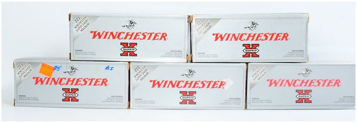 Win .223 WSSM 55 Grain Pointed Soft Point Ammo 99 Rounds