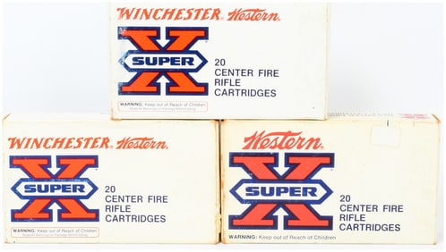 60 Rounds Win Western Super X .284 Win 150 gr. Power-Point Rifle Ammo