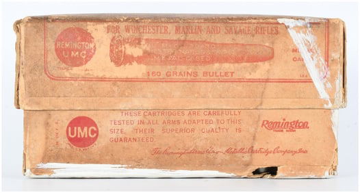 Vintage Rem UMC .30-30 Smokeless 20 Live Rounds Ammo Box