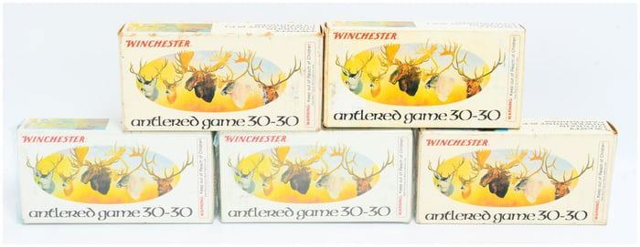 Win Antlered Game .30-30 Commemorative Ammo 100 Rounds