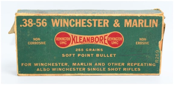 20 Rounds of Rem Kleanbore .38-56 Win & Marlin Rifle Ammo