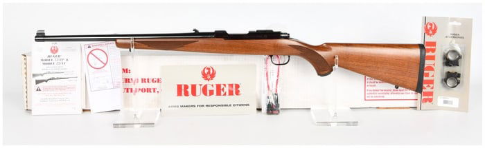 Ruger Model 77/44 Bolt-Action Rifle .44 Rem Mag with Original Packaging and Accessories