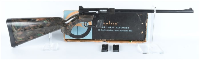 Armalite Model AR-7 Explorer .22 Long Rifle Semi-Automatic Rifle with Box and Two Magazines Ammo