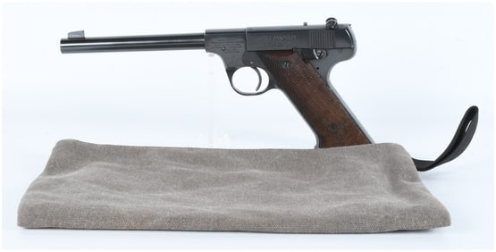 High Standard Model A .22 LR Semi-Automatic Pistol with Pouch