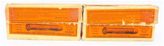 40 Rounds of Vintage Win Staynless .45-90 Smokeless Soft Point Ammo