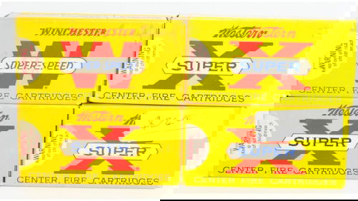 80 Rounds Vintage Western Super X and Win Super-Speed .225 Win Ammo
