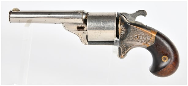 Moore's Patent Firearms Co. Teat Fire Revolver .32 Cal Serial No. 3355