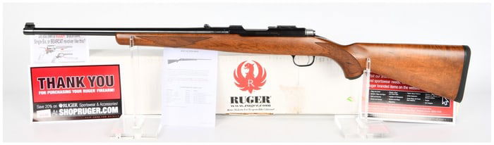 New In Box Ruger 77/44 Bolt-Action Rifle .44 Rem Mag Model 07401 Ammo