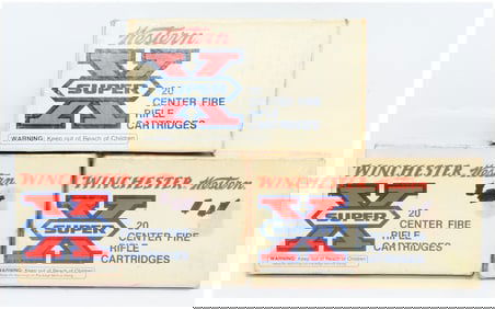 3 Boxes of Win Western Super X .257 Roberts Rifle Ammo