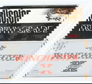 40 Rounds of .325 WSM Rifle Ammo by Nosler and Win