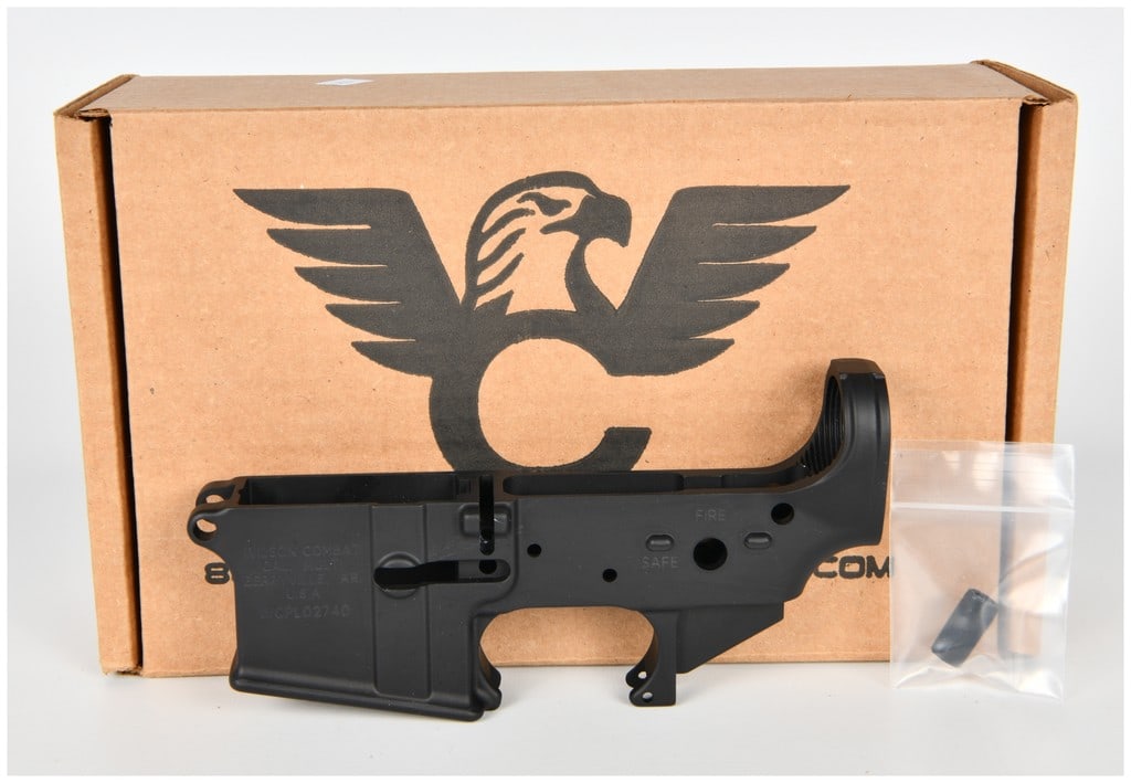 Wilson Combat AR-15 Style Stripped Lower Receiver CAL. MULTI Serial Number WCPL02740: This lot consists of one (1) Wilson Combat Forged Mil-Spec AR-15 Style Stripped Lower Receiver. The receiver is finished in black anodizing and is designed for use in building a semi-automatic rifle