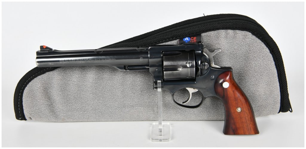 Sturm, Ruger & Co. Redhawk Double-Action Revolver, .44 Magnum Caliber, SN 501-94349: This is one Ruger Redhawk double-action/single-action revolver chambered in .44 Magnum Caliber. The firearm features a six-round capacity swing-out cylinder and a heavy full-lug barrel. The finish is
