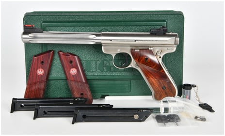 Ruger MK III Hunter Semi-Automatic Pistol, .22 LR (6.88" BBL), Serial Number 229-22070