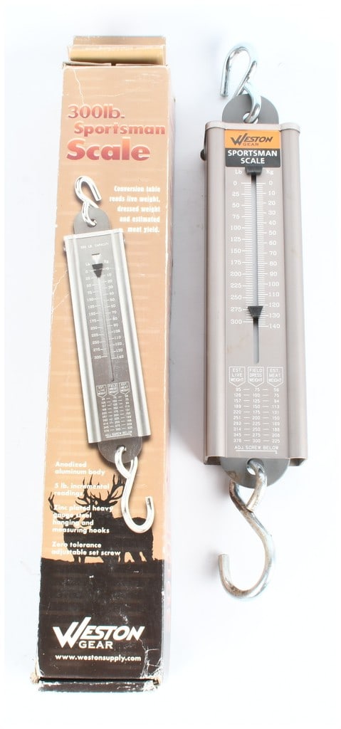 Weston Gear 300 Lb. Sportsman Hanging Spring Scale with Original Box (1 of 6)