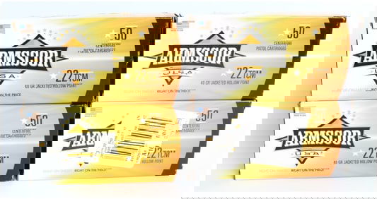 Armscor USA .22 TCM 40 Grain Jacketed Hollow Point Ammunition (200 Rounds)