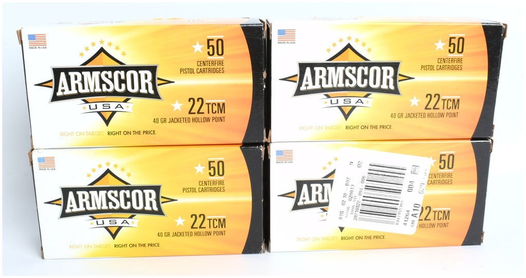 Armscor USA .22 TCM 40 Grain Jacketed Hollow Point Ammunition (200 Rounds) (1 of 3)