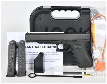 Glock Model 17L Semi-Automatic Pistol in 9x19, Serial Number CCXF121, with Case and Accessories