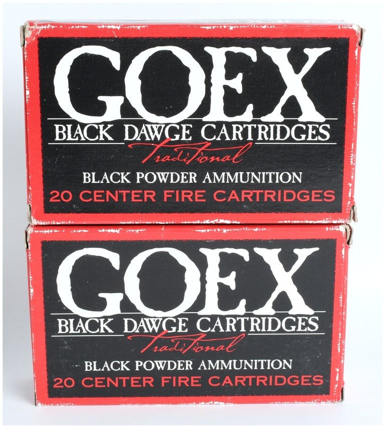 Lot of 40 Rounds GOEX Black Dawge Traditional Black Powder Ammunition .45-70 Government (1 of 3)