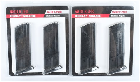 Ruger Ruger-57 5.7x28mm Magazine Value 2-Packs (Lot of 2 Sealed Packages)