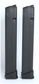 A Pair of GLOCK OEM 9mm 33-Round Pistol Magazines