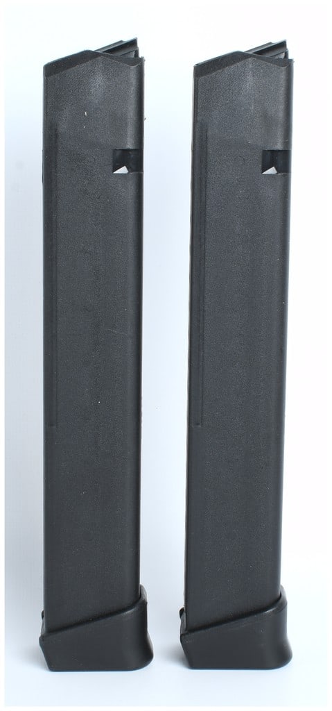 A Pair of GLOCK OEM 9mm 33-Round Pistol Magazines (1 of 3)