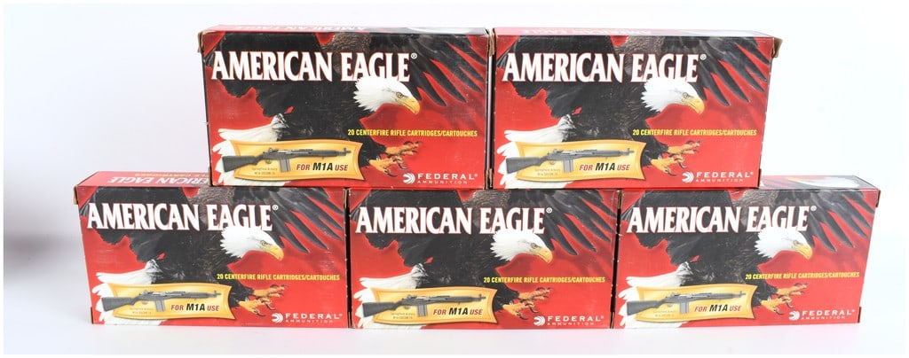 Lot of 100 Rounds Federal American Eagle 7.62x51mm 168 Grain OTM Ammunition (1 of 3)