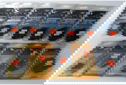 A Collection of 11 Q Quake Accessories Bushwhacker Flip Open Scope Covers Sealed in Package