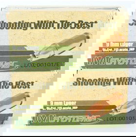 IMI Systems 9mm Luger 115 Grain Di-Cut JHP Ammunition Lot of 100 Rounds