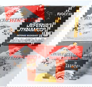 A Lot of 85 Rounds of Mixed 12 Gauge Shotgun Ammunition (Winchester, Fiocchi, Federal)