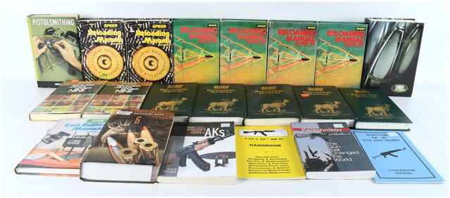 A Collection of 20 Firearms Reference Books and Reloading Manuals