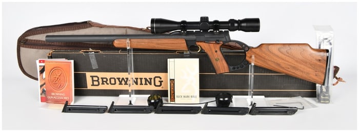 Browning Buck Mark Semi-Automatic Target Rifle .22 Long Rifle SN 900011490695