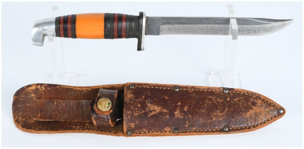 Vintage Sandusky, O. Commercial Hunting Knife and Sheath Set (1 of 7)