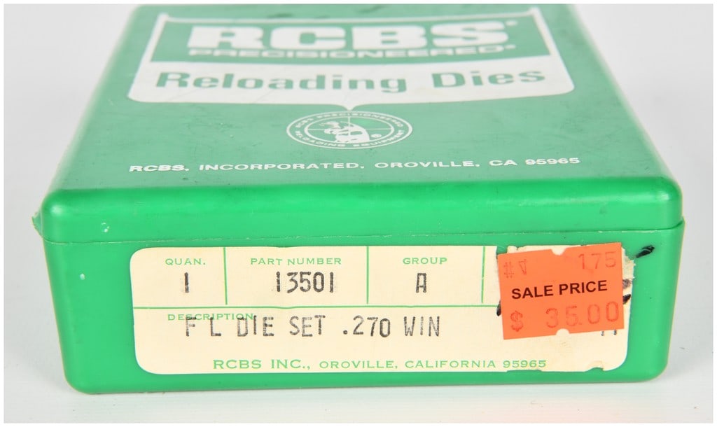 RCBS Full Length 3-Die Set .270 Winchester Part Number 13501 (1 of 2)