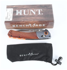 Benchmade 15080-1 Crooked River Folding Knife with Box and Pouch