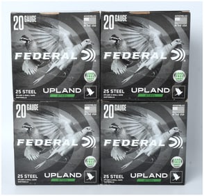Federal Upland Steel Shotshell Ammunition 20 Gauge 2 3/4 Inch 100 Rounds
