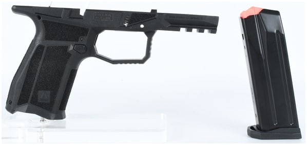 AREX/Global Ordnance Compact Polymer Pistol Frame with Magazine, 9mm