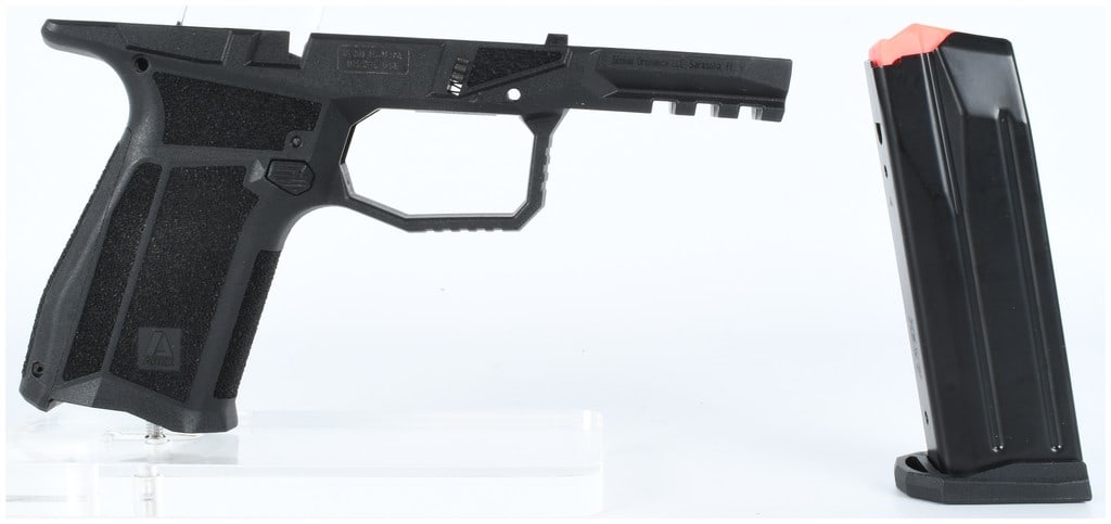 AREX/Global Ordnance Compact Polymer Pistol Frame with Magazine, 9mm (1 of 14)