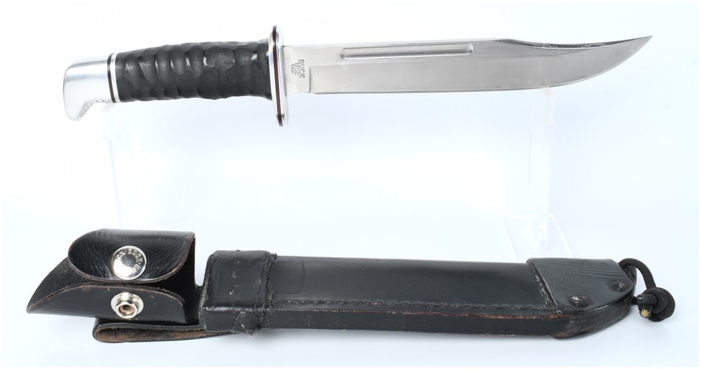 Buck 120 General Fixed Blade Hunting Knife with Leather Sheath (1 of 6)