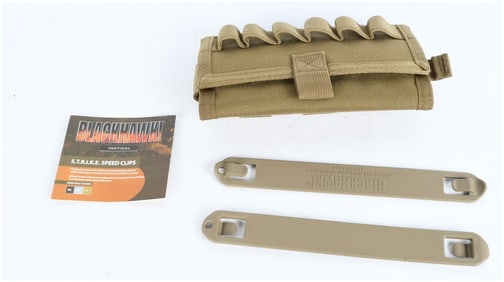 A Group of 4 BLACKHAWK! Tactical Gear Items including Shotgun Shell Pouch and S.T.R.I.K.E. Speed