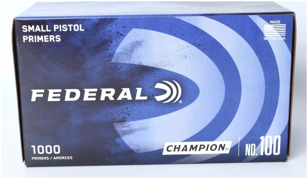 Federal Champion Small Pistol Primers No. 100 (1000 Count) (1 of 3)