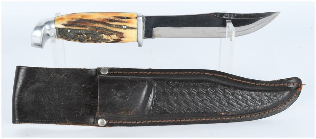 Kinfolks Flame Edge Super Hunter 568 TC Fixed Blade Knife and Leather Sheath (1 of 8)