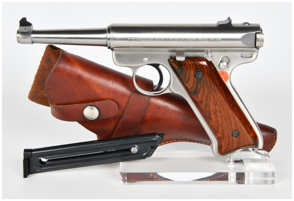 Ruger MK II Semi-Automatic Pistol .22 Cal. Long Rifle Stainless Steel 211-64400 (1 of 17)