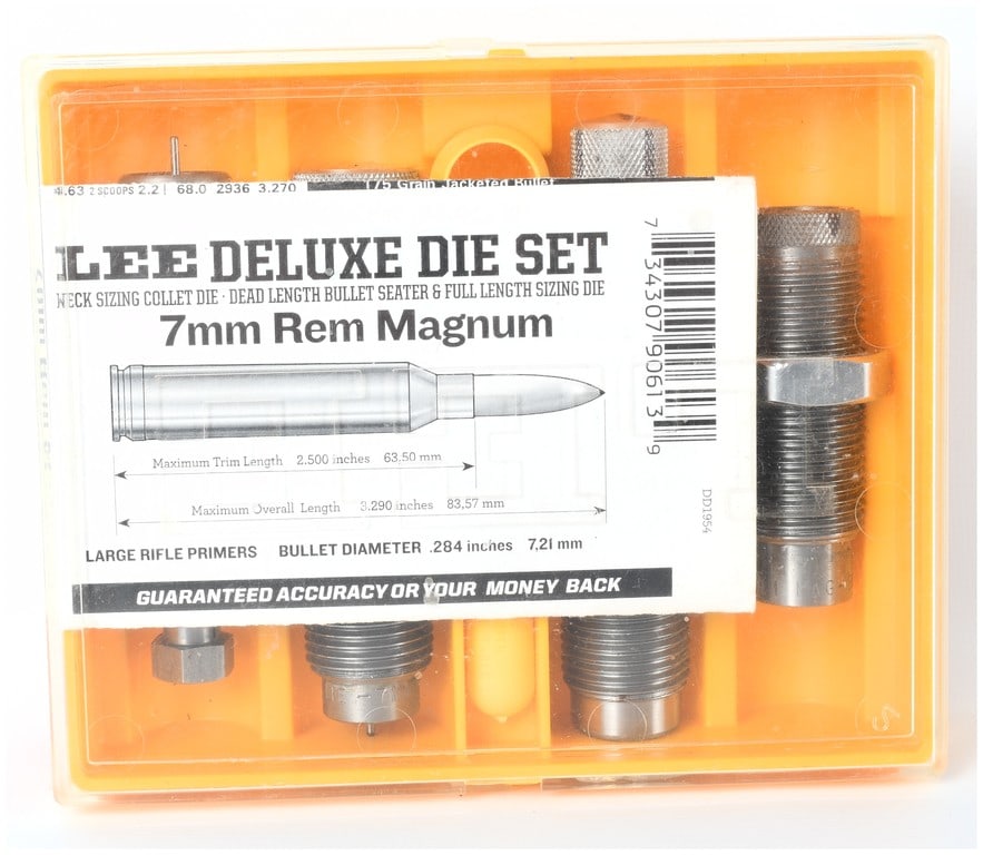 Lee Deluxe Die Set 7mm Rem Magnum Reloading Dies (4 Dies) (1 of 4)