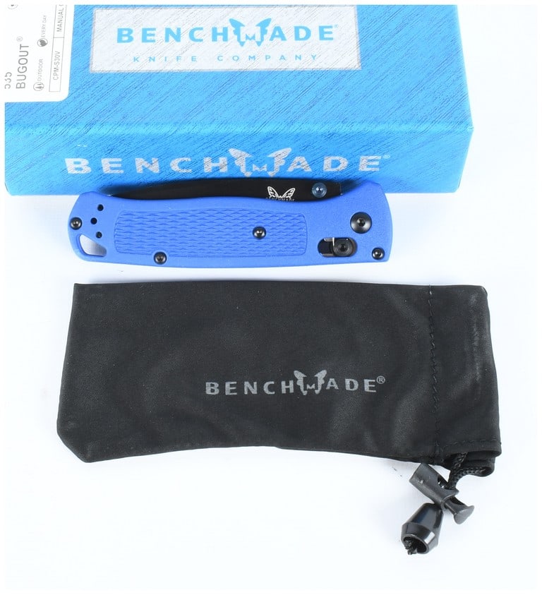 Benchmade 535 Bugout Folding Knife Blue Scales Black S30V Blade Collection of 4 (1 of 6)