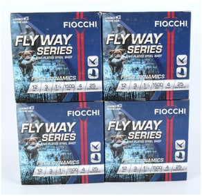 Fiocchi Flyway Series 12 Gauge 3 Inch Steel Shotshell Ammunition Lot of 100 Rounds